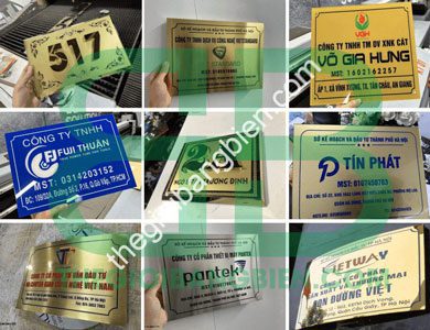 BIỂN CÔNG TY - PHÒNG BAN