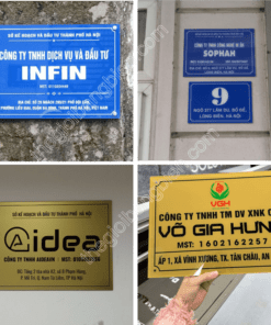 biển mica công ty