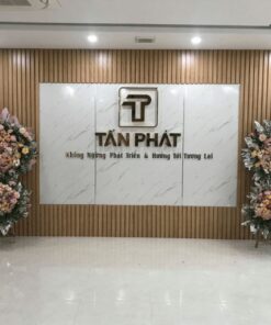 biển lễ tân logo văn phòng