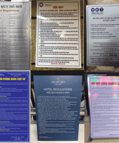 biển nội quy công ty