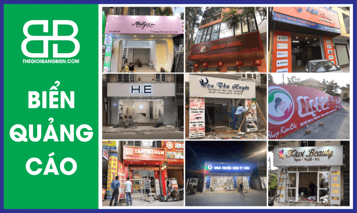 biển quảng cáo
