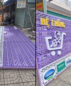 biển quảng cáo thanh lam tôn