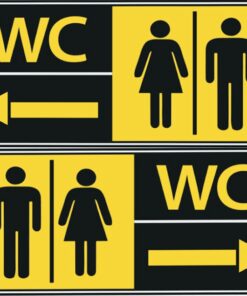 biển wc toilet nhà vệ sinh