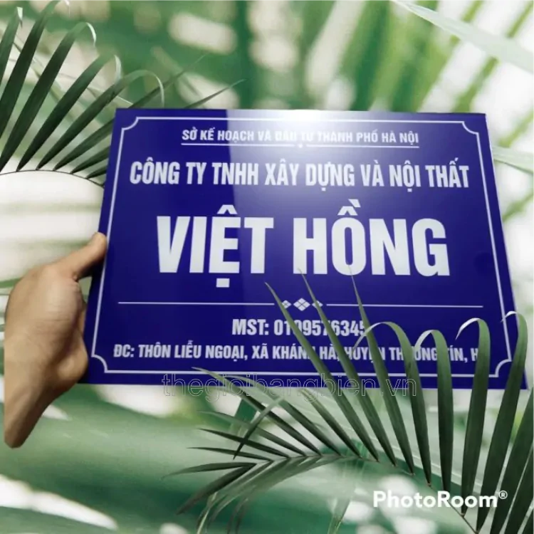 mau bien cong ty mica